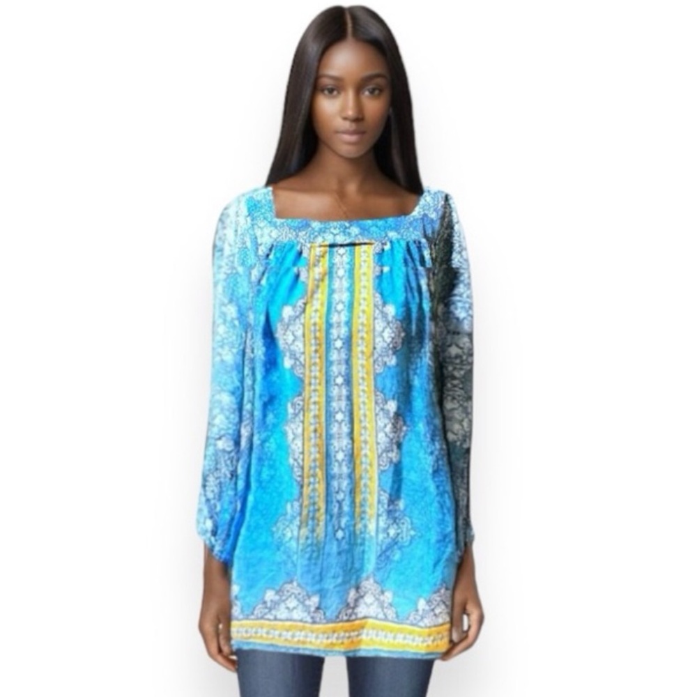 ZAC & RACHEL Blouse lightweight fabric size XL Boho
